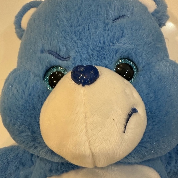 Care Bears Grumpy Plush Just Play 2017 Blue Plush 13” Rare - Picture 5 of 7